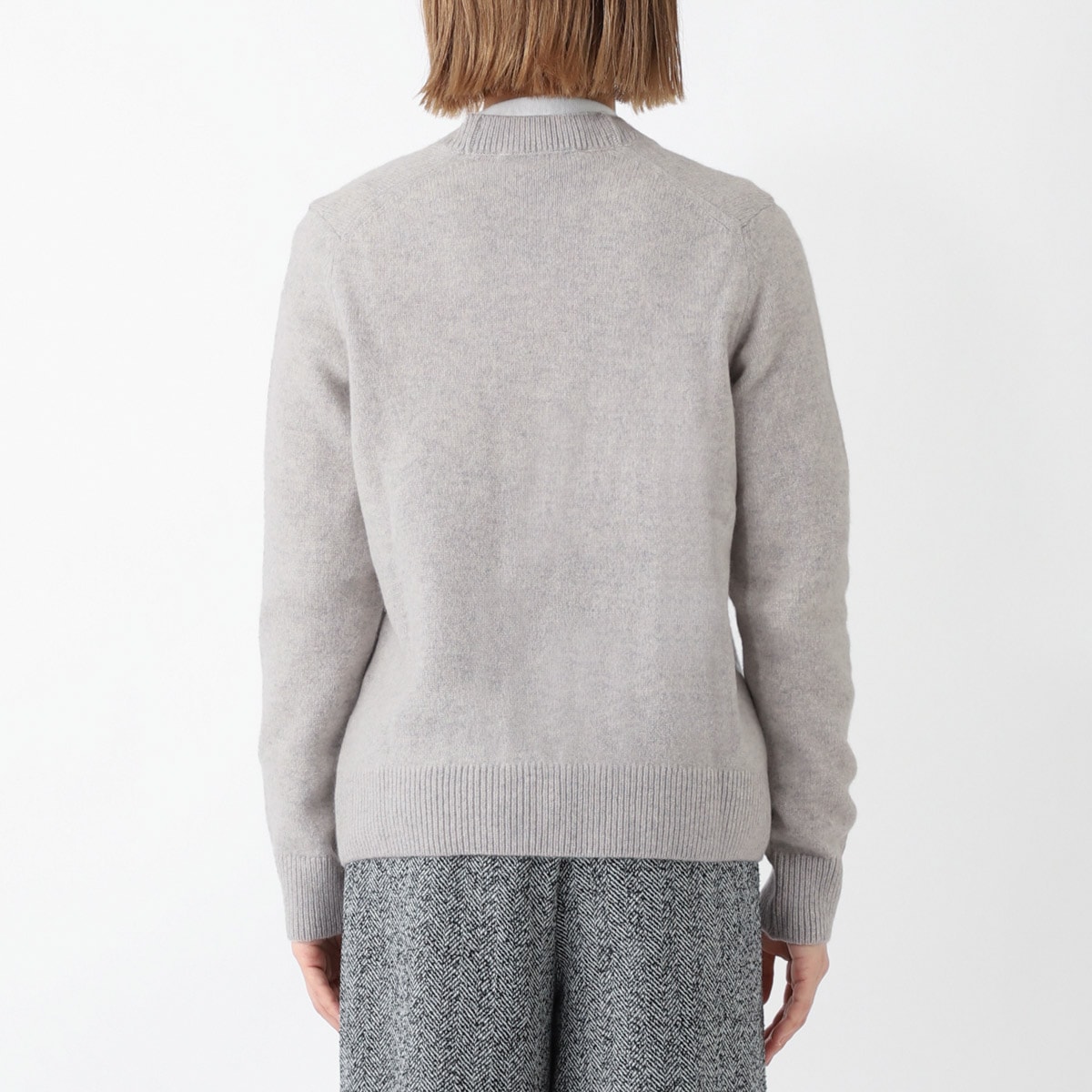 美品✨メゾンキツネ　BOXY CARDIGAN コットンカーディガン MAISON KITSUNE メゾンキツネ Vネック カーディガン/FOX HEAD CRAFTY