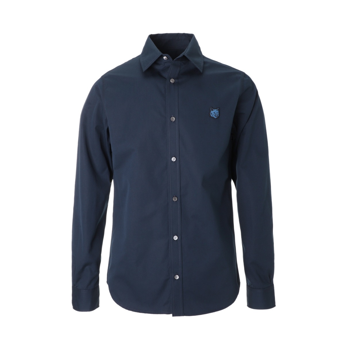 DRESSED ファッション Maison Kitsuné 長袖 ニットポロシャツ メゾン