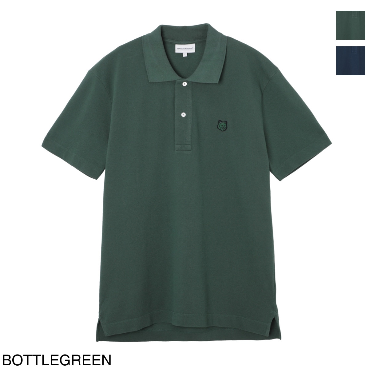 MAISON KITSUNE メゾンキツネ ポロシャツ/BOLD FOX HEAD PATCH COMFORT POLO メンズ
