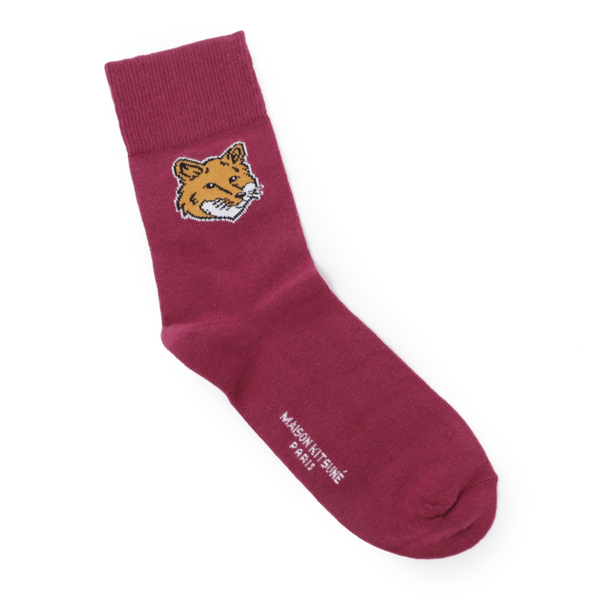 『ネコポス対応(4点まで)』MAISON KITSUNE メゾンキツネ 靴下/ソックス/FOX HEAD SOCKS【返品交換不可】