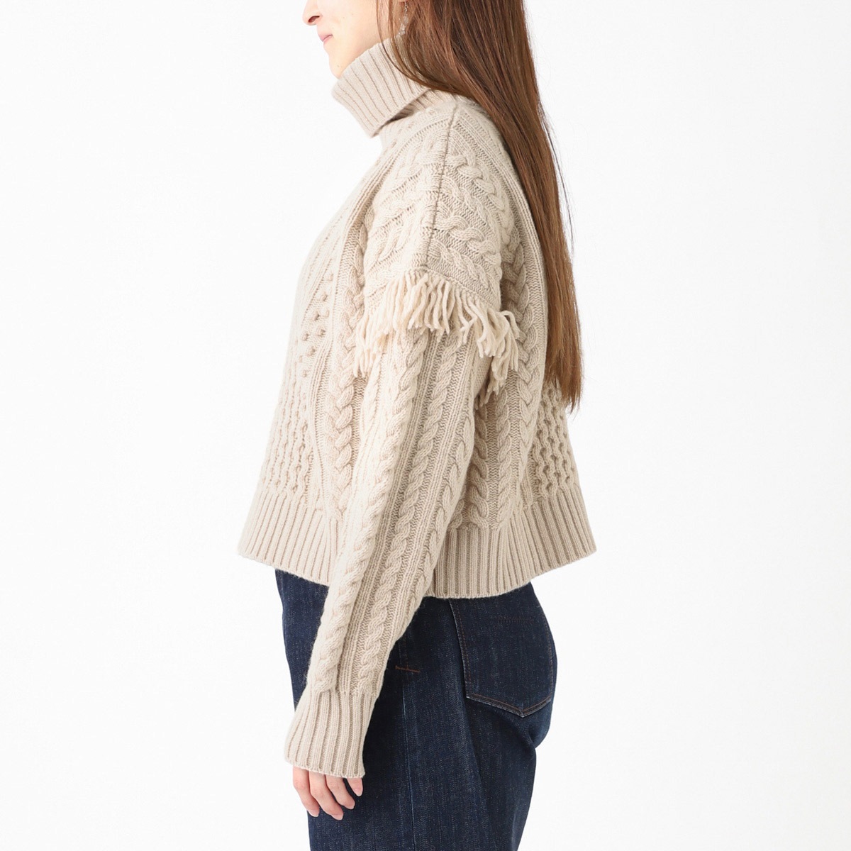 美品 現行タグ 近年 ウィークエンドマックスマーラ アシンメトリータートルネック WEEKEND Max Mara ウィークエンドマックスマーラ タートルネック