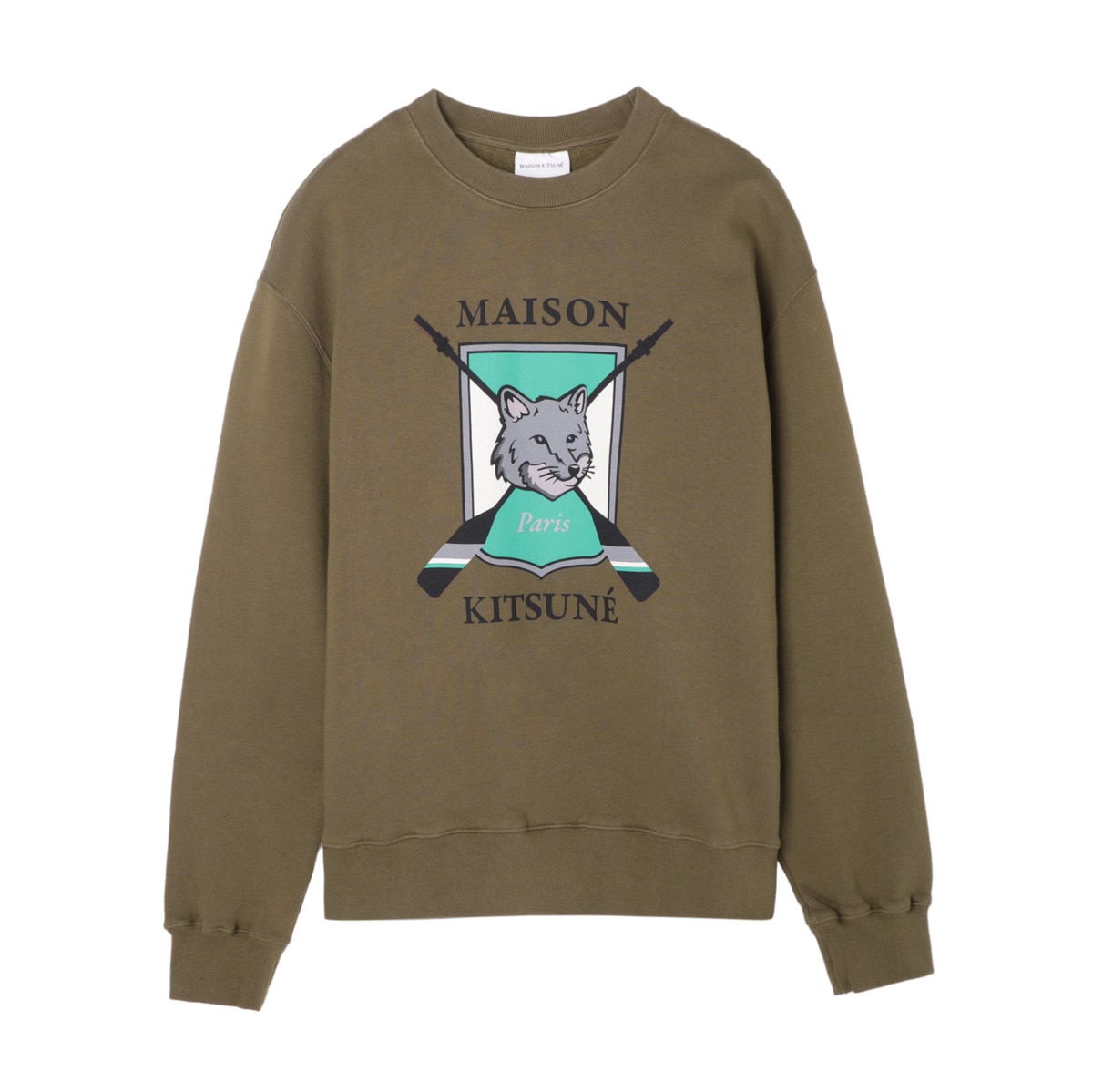 MAISON KITSUNE メゾンキツネ スウェット/COLLEGE FOX PRINTED COMFORT