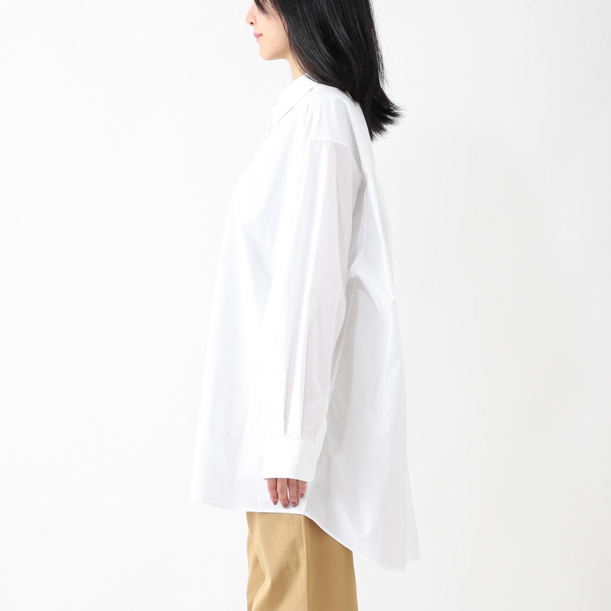 THE ROW ザロウ ボリューム シャツ ブラウス チュニック　E3667 THE ROW ザロウ ボリューム シャツ ブラウス チュニック E3667