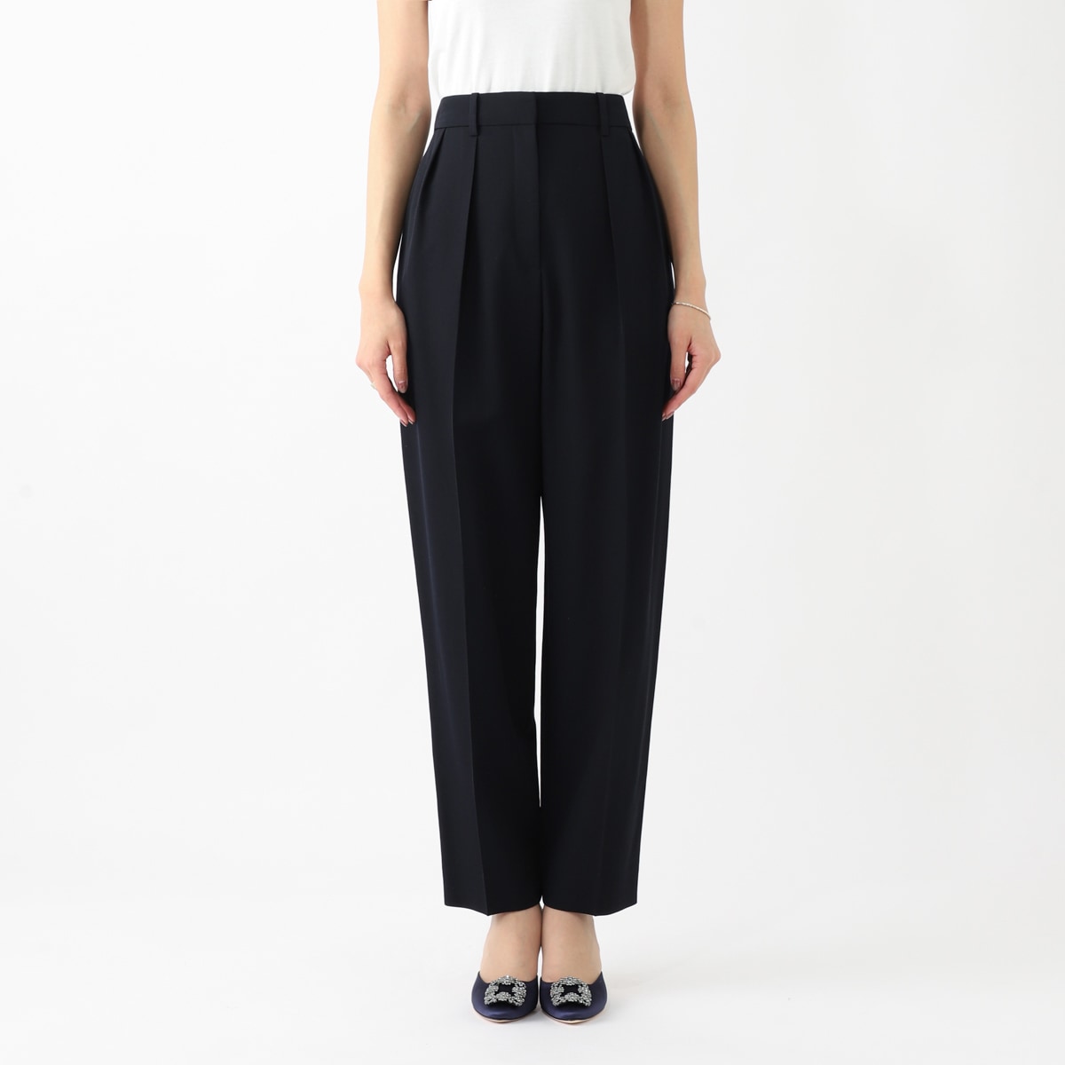 アウトレット】THE ROW ザ ロウ ウールパンツ/テーパードパンツ