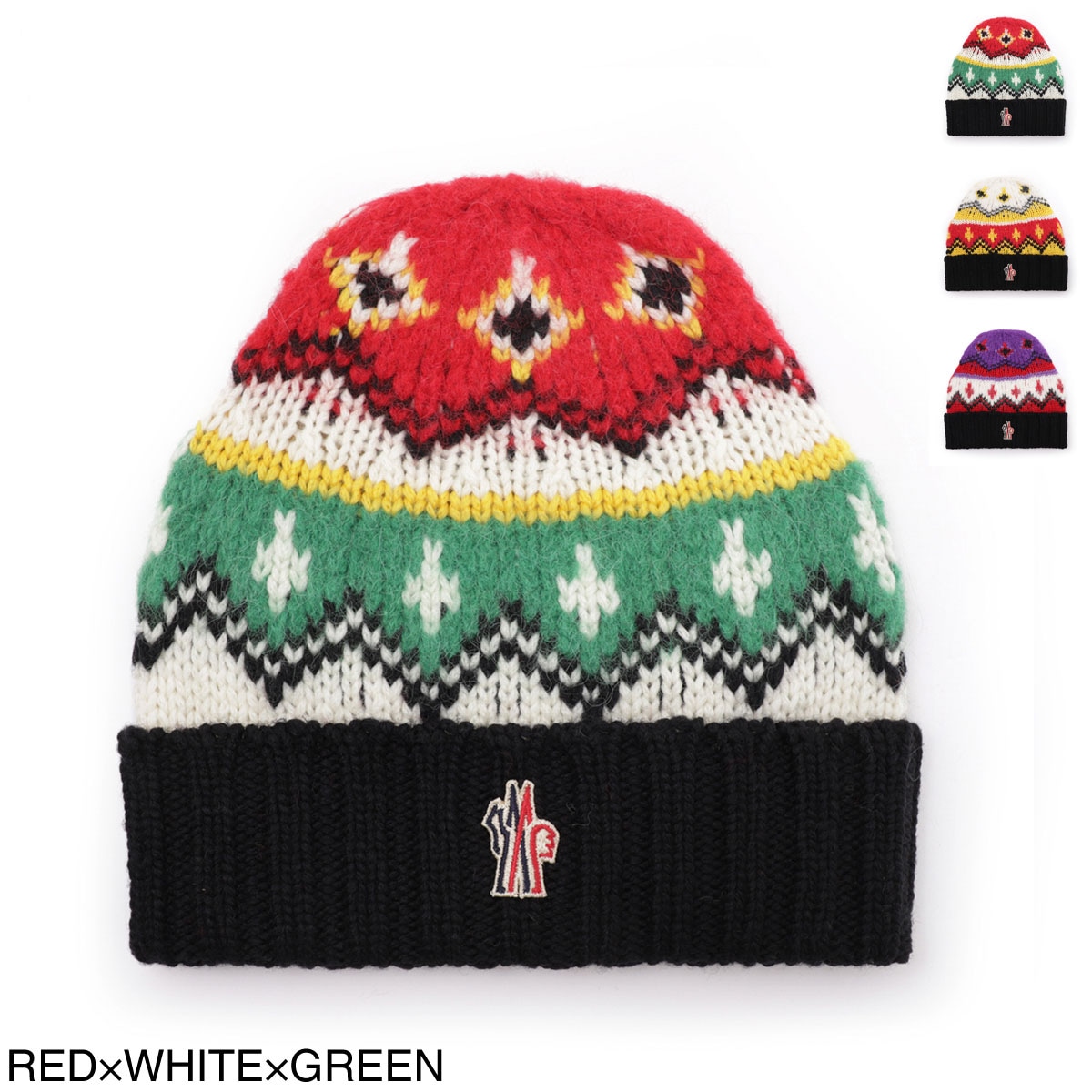 【アウトレット】MONCLER GRENOBLE モンクレール グルノーブル ニットキャップ/ビーニー メンズ