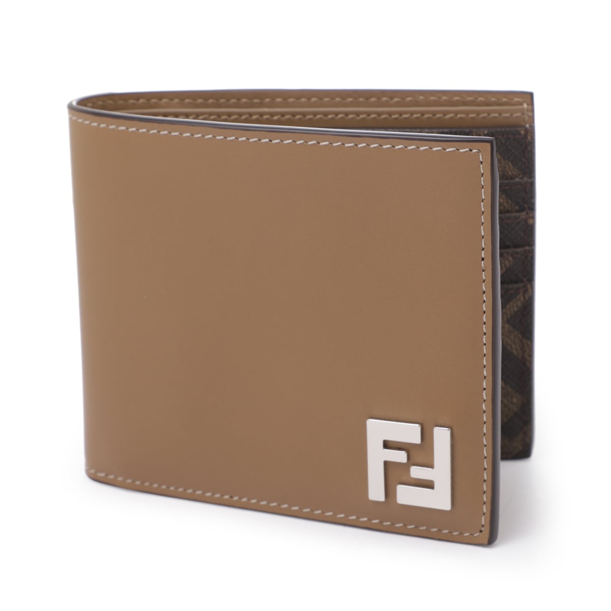 【タイムセール】FENDI フェンディ 2つ折り財布/FF SQUARED BI-FOLD WALLET メンズ