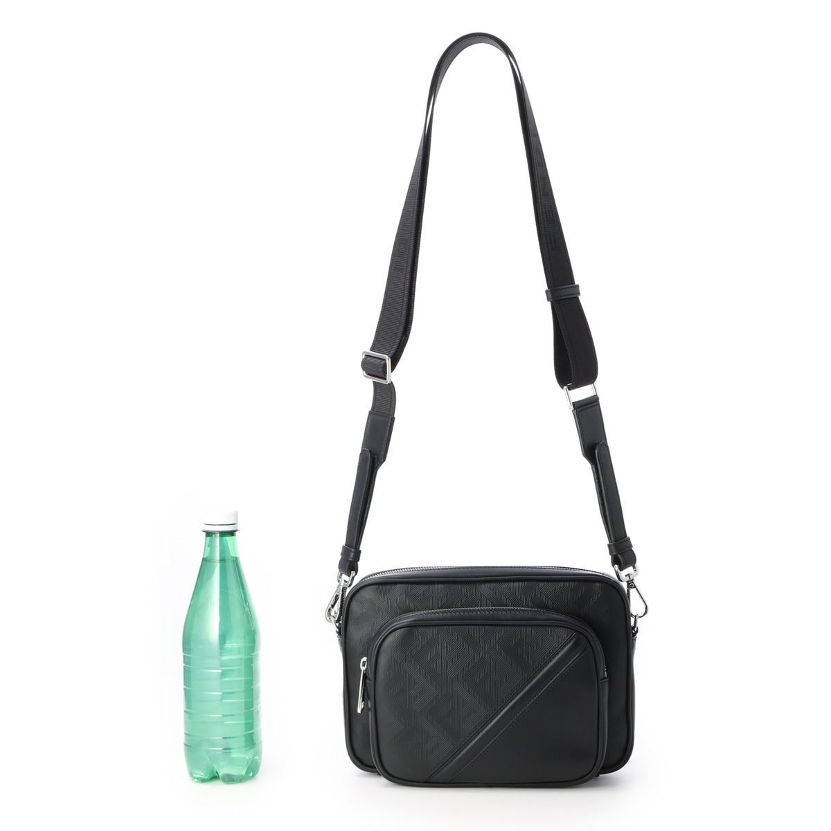 FENDI フェンディ ショルダーバッグ/FENDI SHADOW DIAGONAL DUO CAMERA CASE メンズ