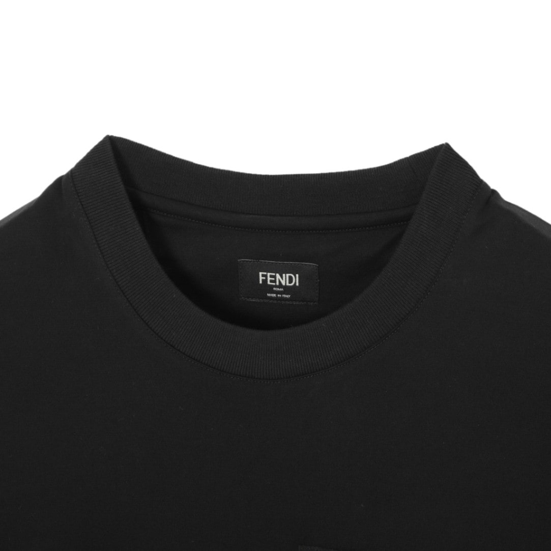 FENDIメンズネックロゴロングTシャツLサイズ相当 FENDIメンズネックロゴロングTシャツLサイズ相当 楽天市場