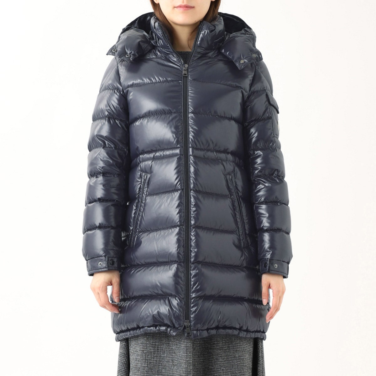 【大人気ブランド】モンクレール　ミリタリーコート　青タグ　ネイビー　銀ボタン　M アウトレット】MONCLER モンクレール ダウンジャケット/CAVETTAZ