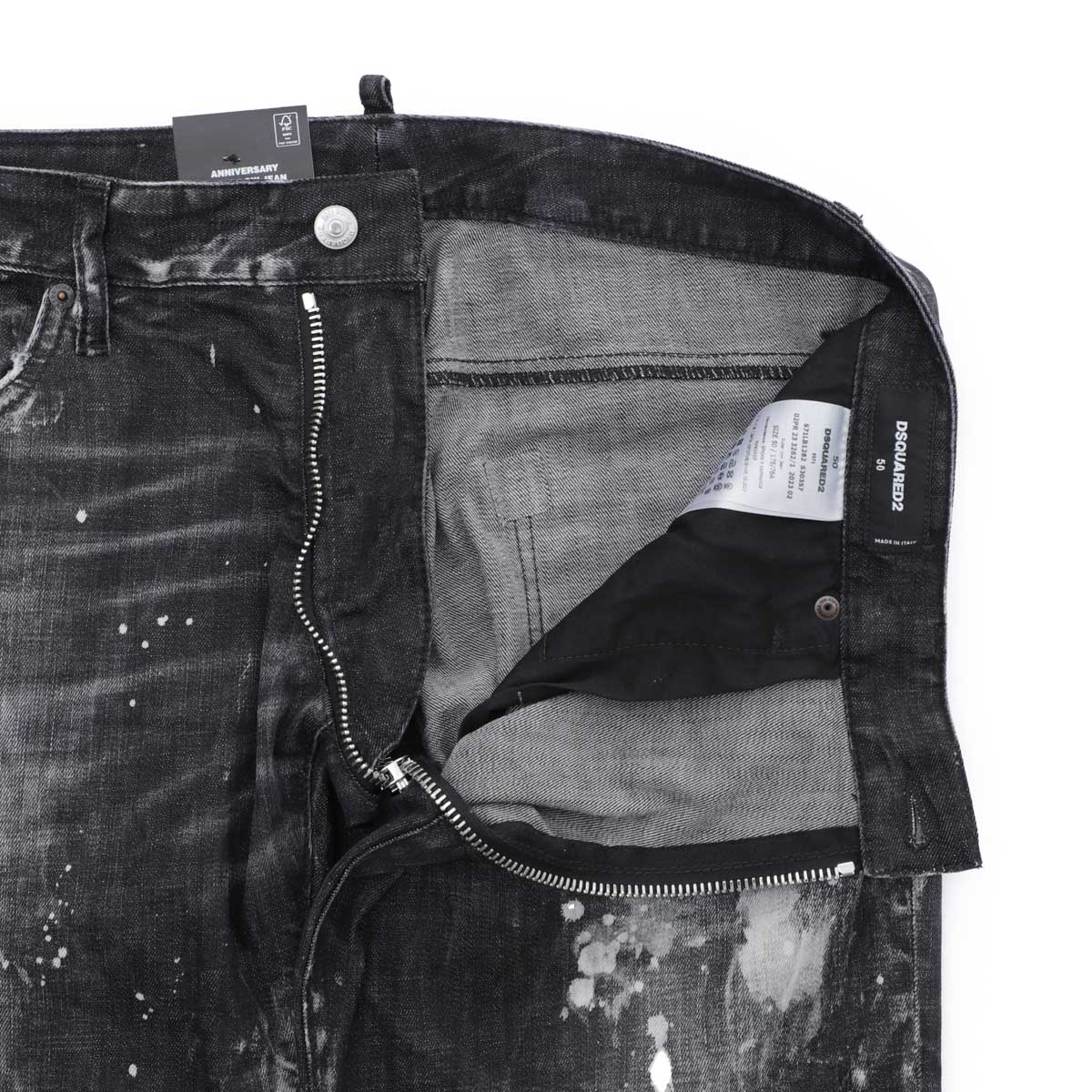 【5万円均一】【アウトレット】DSQUARED2 ディースクエアード ジップフライジーンズ/ANNIVERSARY SUPER LOW JEANS メンズ