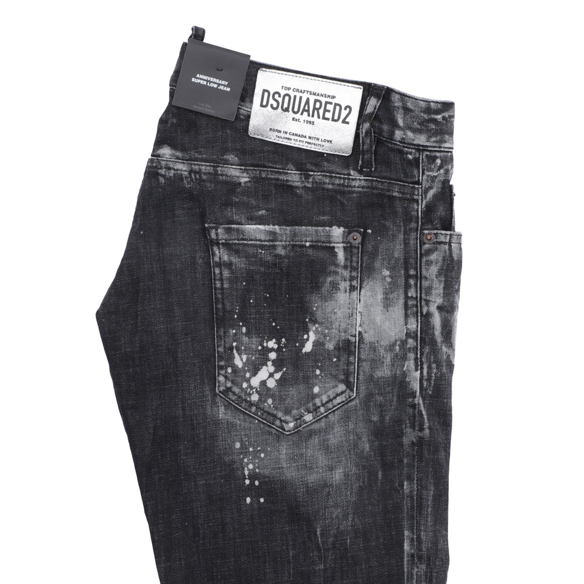 DSQUARED2 ディースクエアード ジップフライジーンズ/ANNIVERSARY SUPER LOW JEANS メンズ