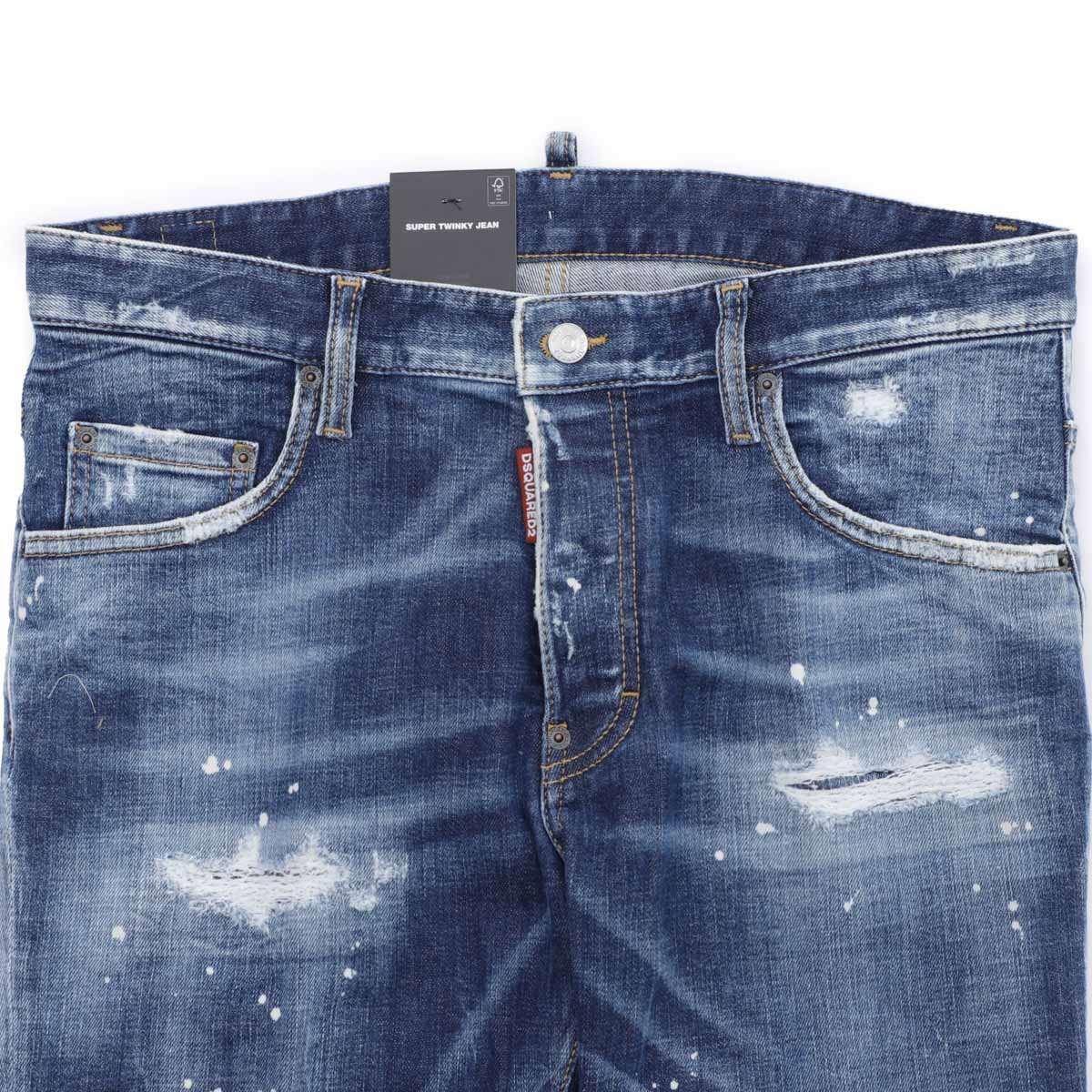 ディースクエアード・デニムパンツ・ジーンズ・23AW・SUPER TWINKY アウトレット】DSQUARED2 ディースクエアード ボタンフライ