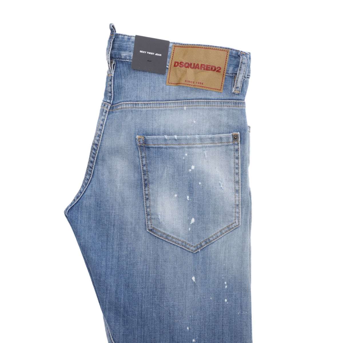 【タイムセール BTMS】DSQUARED2 ディースクエアード ボタンフライジーンズ/SEXY TWIST JEAN メンズ