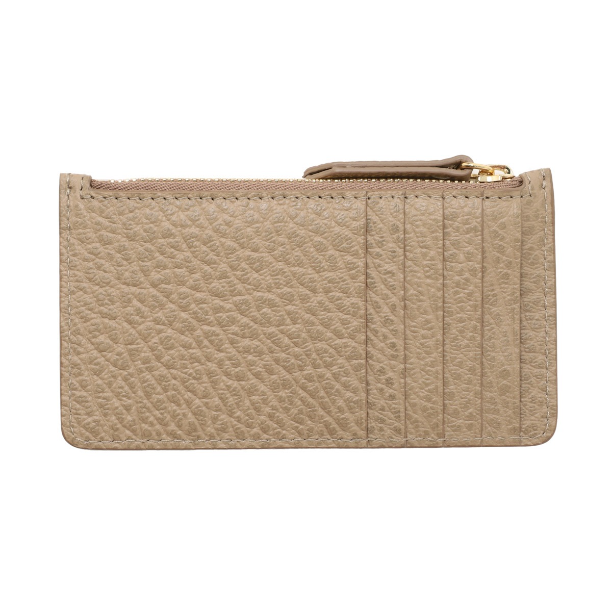 小銭入れつきメゾンマルジェラグレイニーカーフ　カードホルダー Maison Margiela - レザーカードホルダー | River