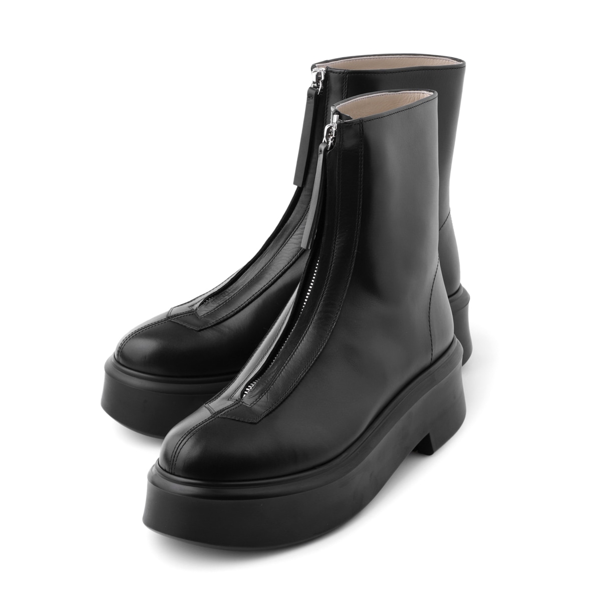 THE ROW アンクルブーツ Zipped & Platform THE ROW ザ ロウ アンクルブーツ/ZIPPED BOOT 1【大きいサイズ