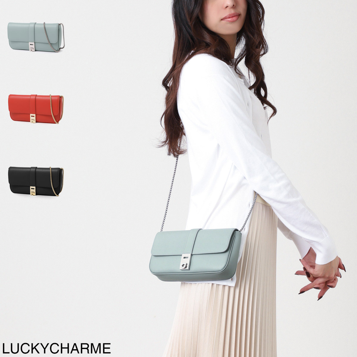 FERRAGAMO フェラガモ ミニバッグ/チェーンウォレット/ARCH MINI BAG レディース