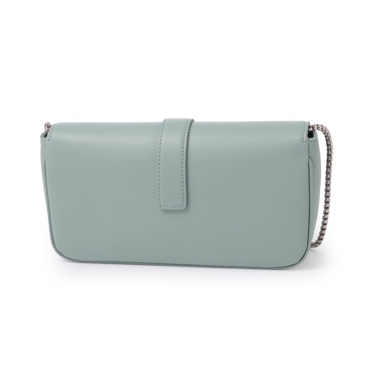フェラガモ 未使用 グレー パーティーバッグ ウォレット ショルダー 結婚式 FERRAGAMO フェラガモ ミニバッグ/チェーンウォレット/ARCH MINI BAG
