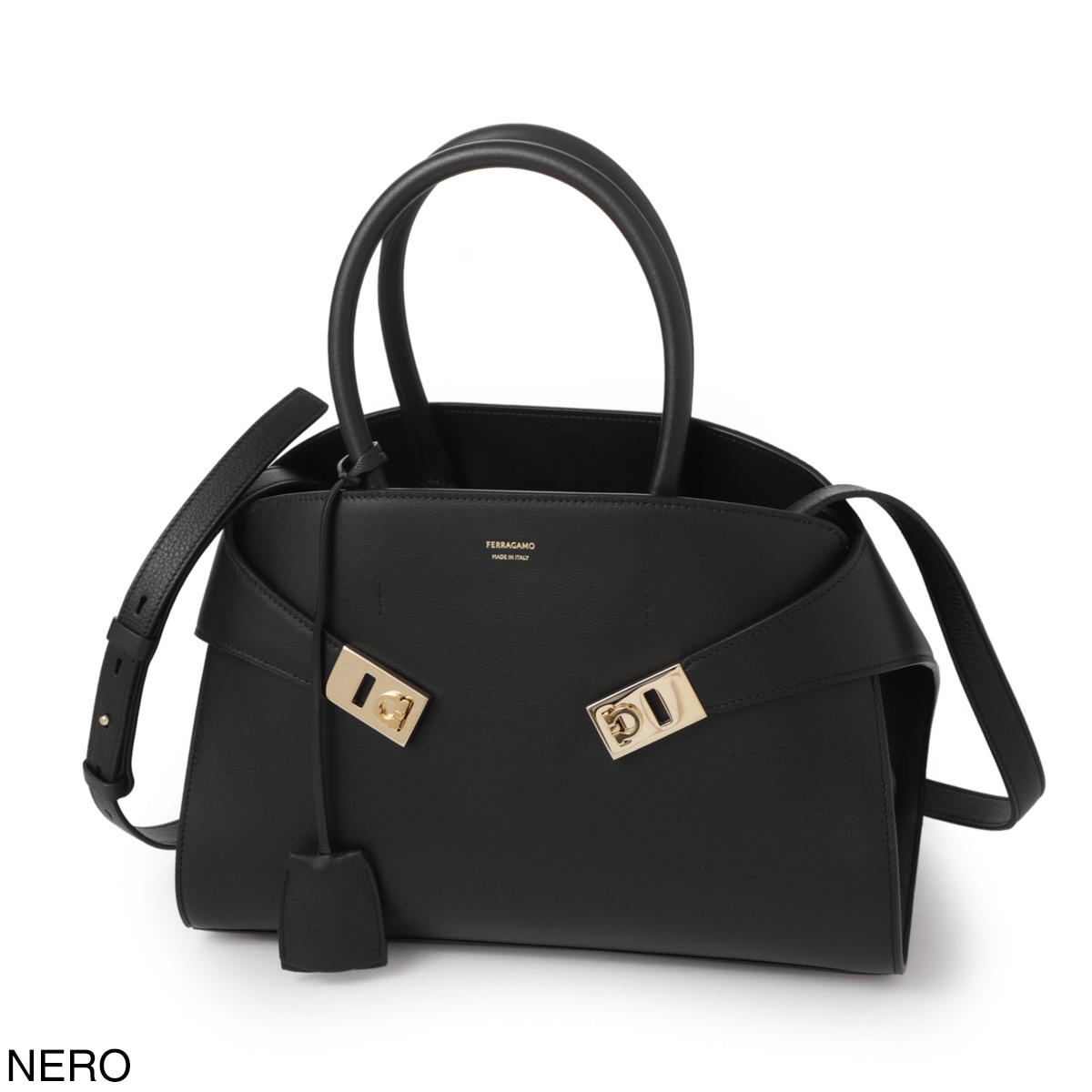 FERRAGAMO フェラガモ ハンドバッグ 2WAY/ショルダーバッグ/HUG SMALL レディース