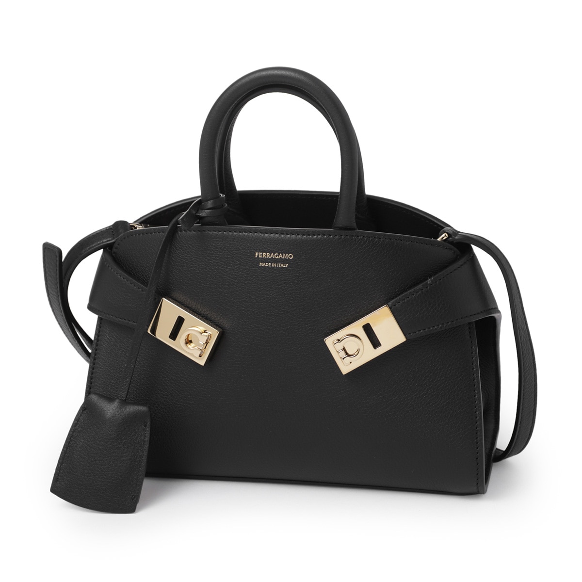 FERRAGAMO フェラガモ ハンドバッグ 2WAY/ショルダーバッグ/HUG