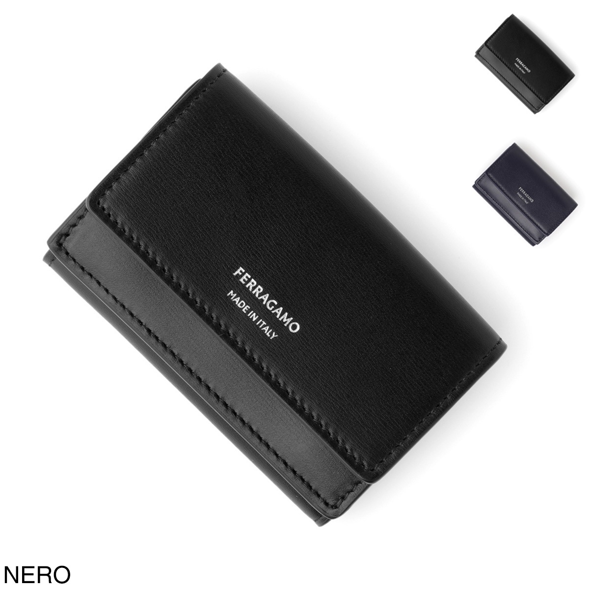 M4/015 Salvatore Ferragamo フェラガモ 三つ折り財布 FERRAGAMO (Salvatore Ferragamo) フェラガモ 3つ折り財布 小銭入れ