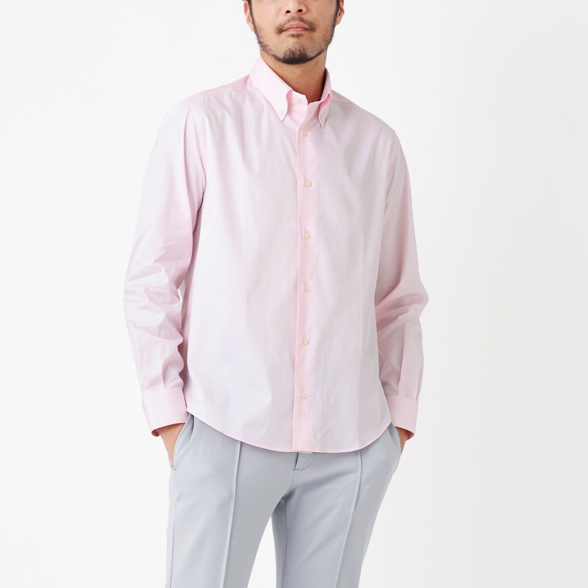 GALLIA ガッリア ボタンダウンシャツ【大きいサイズあり】 メンズ