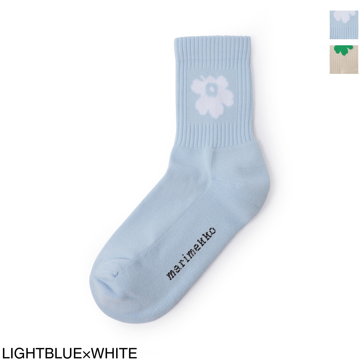 【アウトレット】『ネコポス対応(3点まで)』marimekko マリメッコ ソックス/靴下/Puikea Unikko【返品交換不可】 レディース