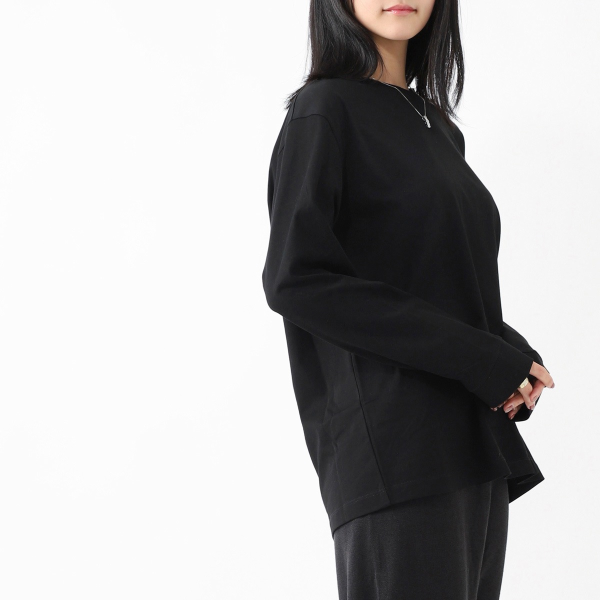 THE ROW ザ ロウ クルーネック 長袖Ｔシャツ/CILES R TOP レディース