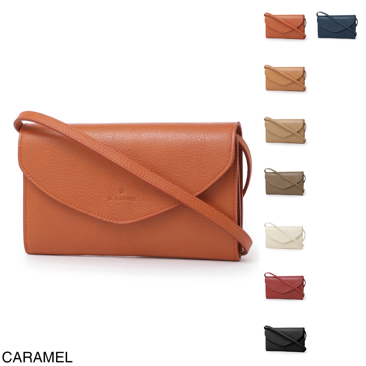 【アウトレット】IL BISONTE イルビゾンテ ショルダーバッグ 3WAY/ウォレットバッグ/CLUTCH BIGALLO レディース