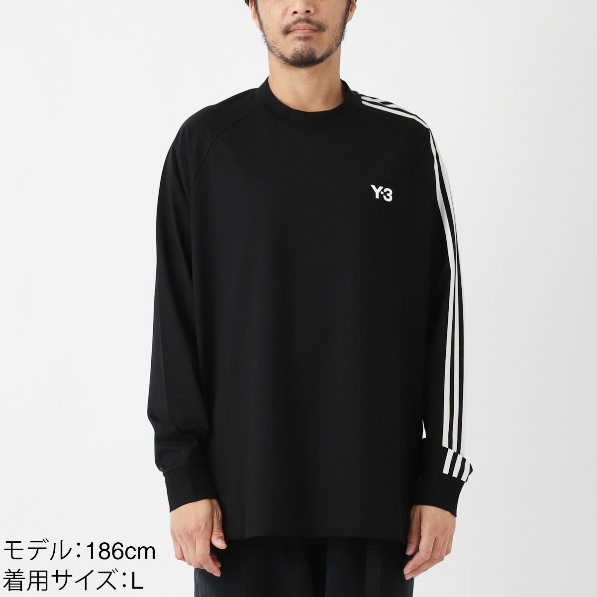 Y-3 ワイスリー クルーネック 長袖Tシャツ/3S LS TEE | メンズ