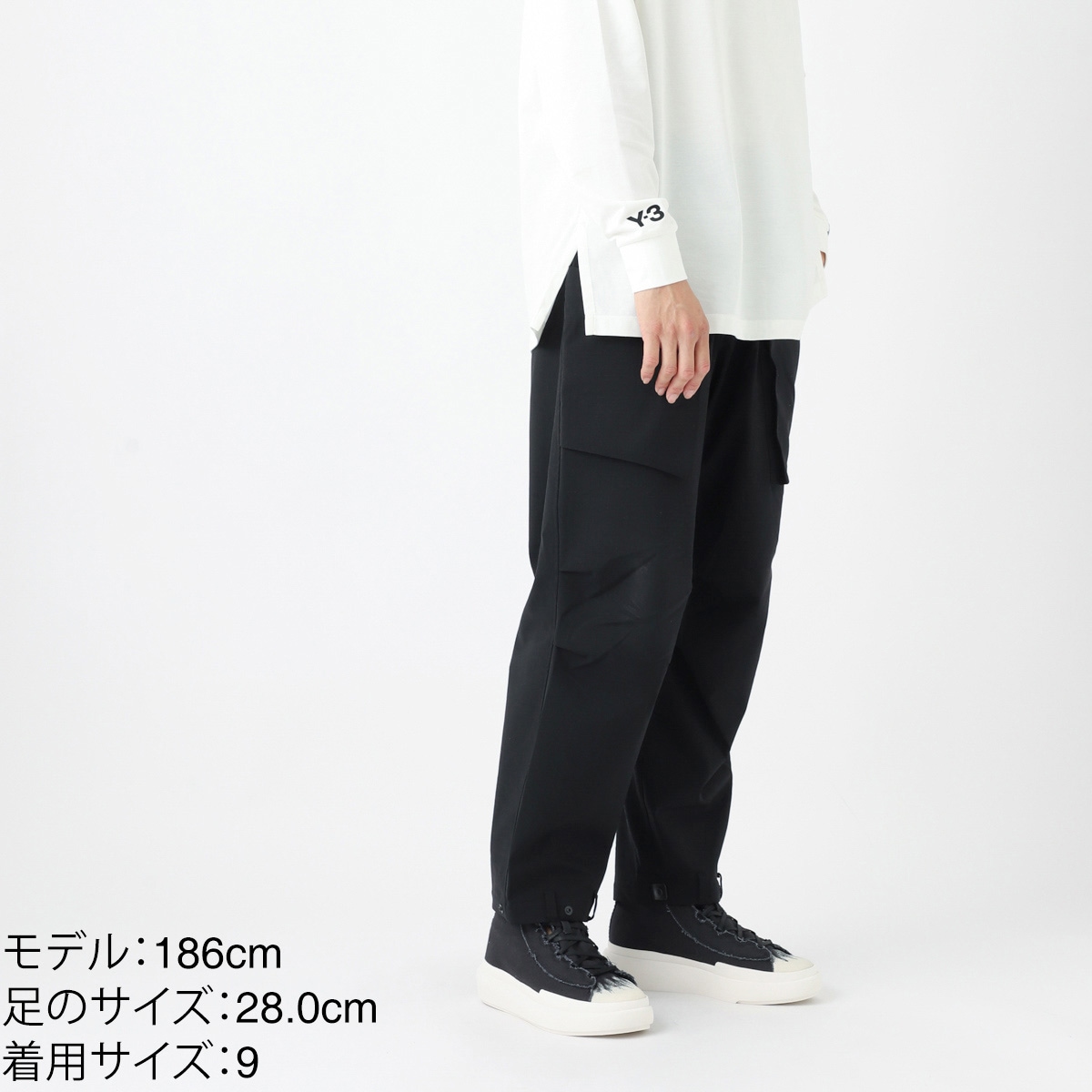 アウトレット】【ラスト1点】Y-3 ワイスリー ハイカットスニーカー/Y-3 