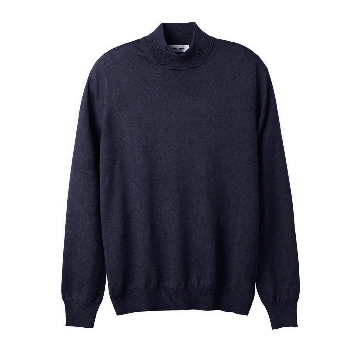 GRAN SASSO グランサッソ モックネック ニット ウール グレー 46 GRAN