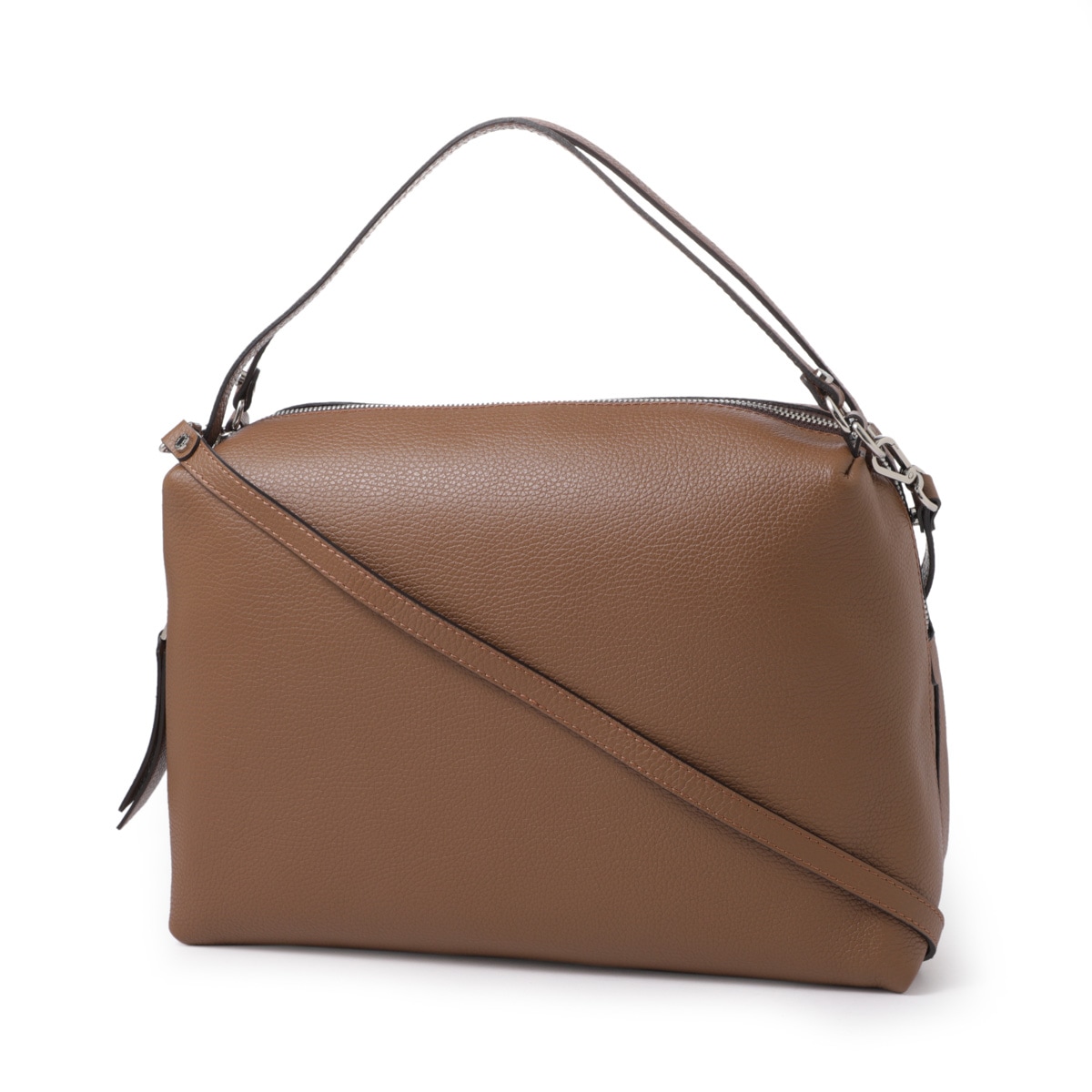 GIANNI CHIARINI ジャンニキャリーニ ２WAYハンドバッグ モカ GIANNI CHIARINI ジャンニキアリーニ ジャンニキャリーニ バッグ