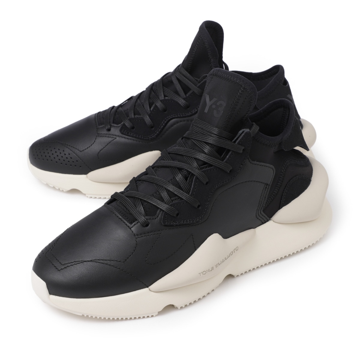 Y3 adidas KAIWA꧂スニーカー モノトーン 27.5 Y-3 KAIWA Y-3│Y-3 ワイスリー