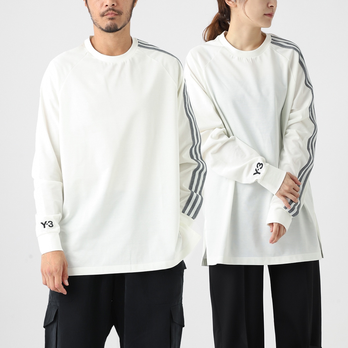【アウトレット】Y-3 ワイスリー クルーネック 長袖Ｔシャツ/3S LS TEE