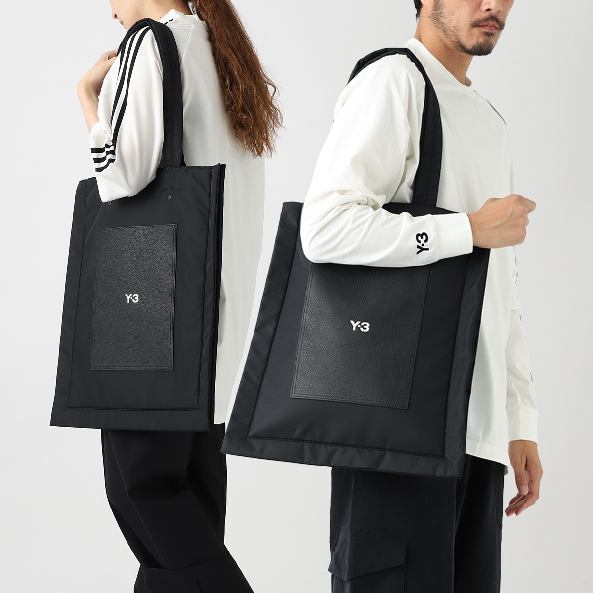 【関税込】◆Y-3 ワイスリー◆LUX ロゴ トートバッグ アウトレット】Y-3 ワイスリー トートバッグ/Y-3 LUX TOTE