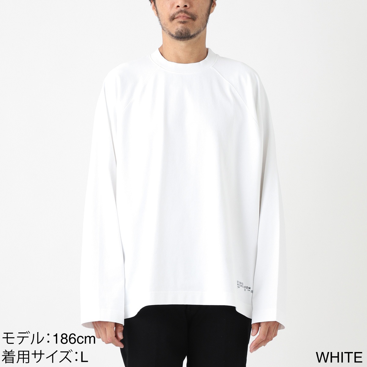 美品 STUDIO NICHOLSON ロゴ ロンT Mサイズ 000000057596_1_ybp4N9a.jpg