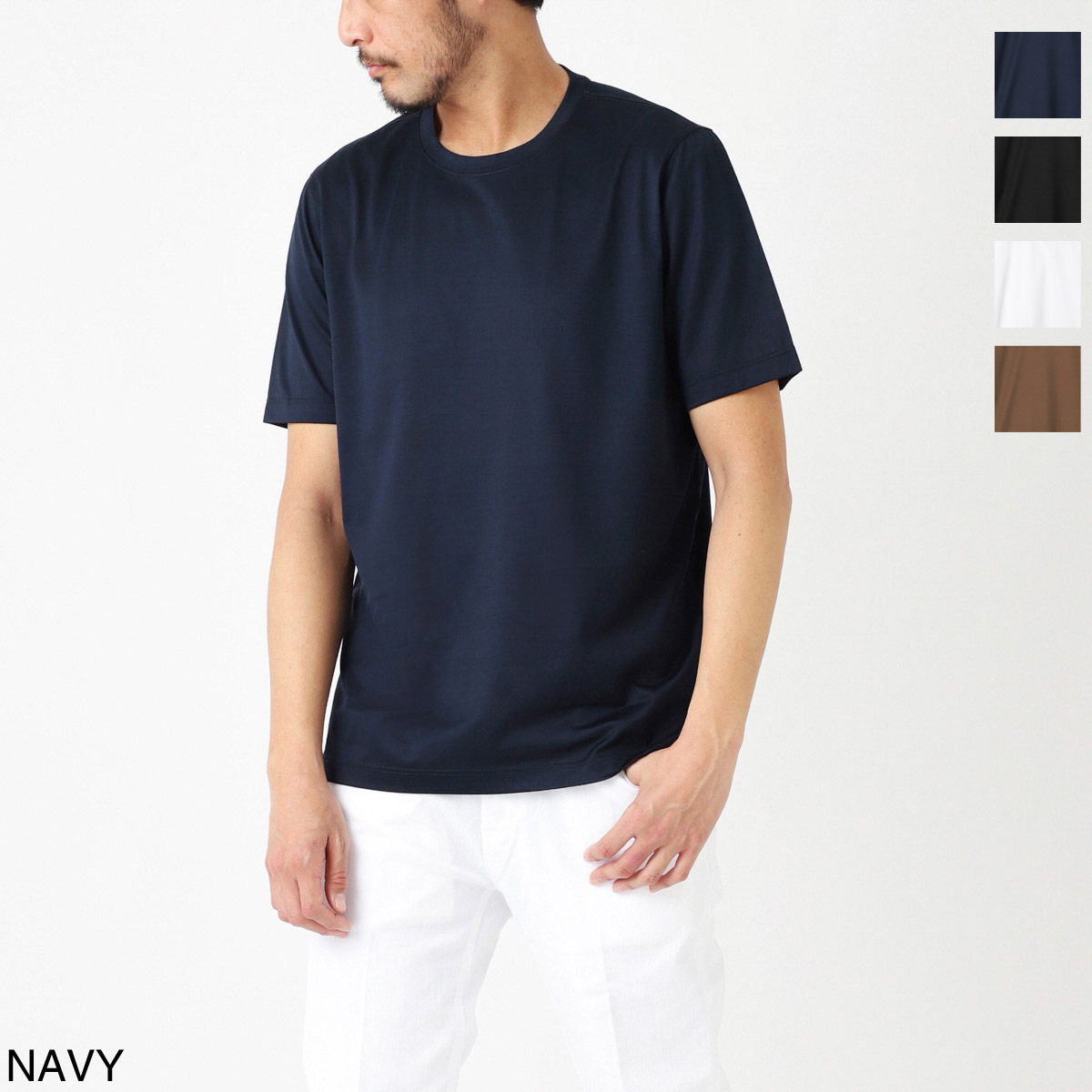 Gran Sasso グランサッソ クルーネックTシャツ/T-SHIRT M/M【大きいサイズあり】 メンズ