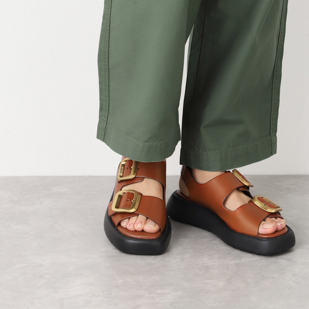 TODS トッズ サンダル/GOLDEN CALF レディース