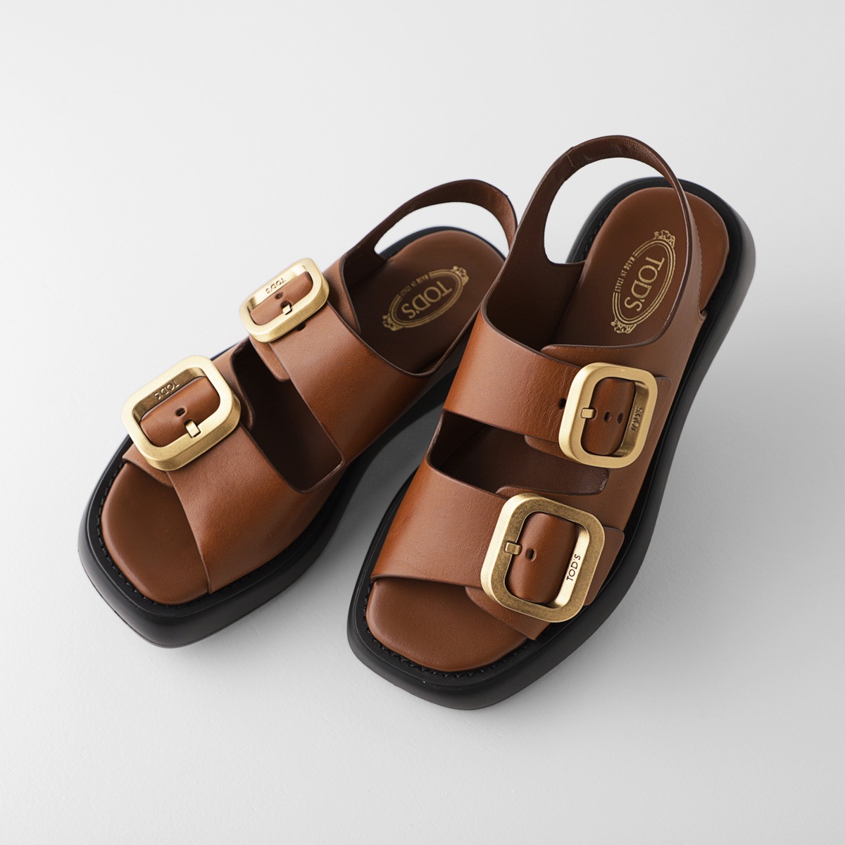 燻しガール ＊TOD'S サンダル ゴールドバックル 37 TOD'S サンダル