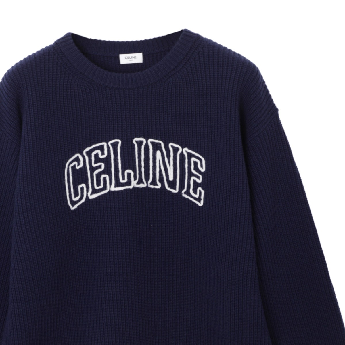 CELINE セリーヌ クルーネックニット/PULL COL ROND BRODE CELINE