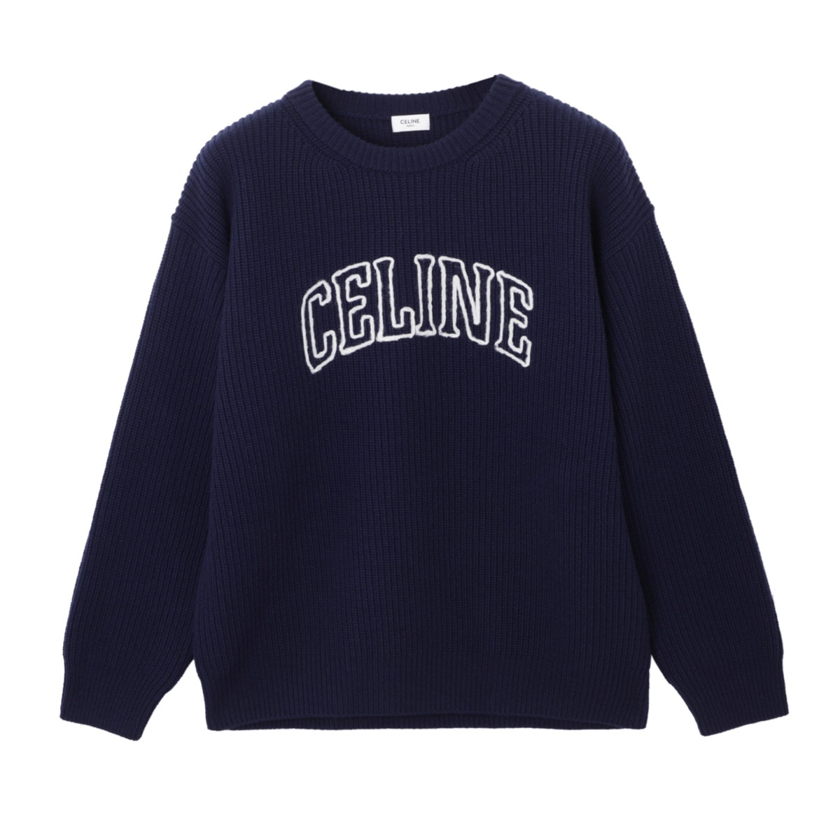 CELINE セリーヌ クルーネックニット/PULL COL ROND BRODE CELINE