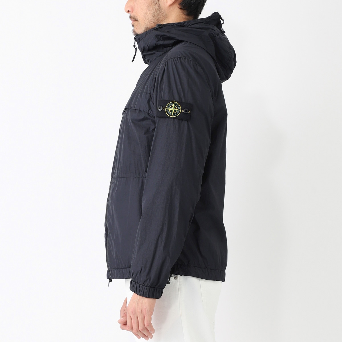 【アウトレット】STONE ISLAND ストーンアイランド フーデッド ブルゾン/40922 GARMENT DYED CRINKLE REPS R-NY メンズ