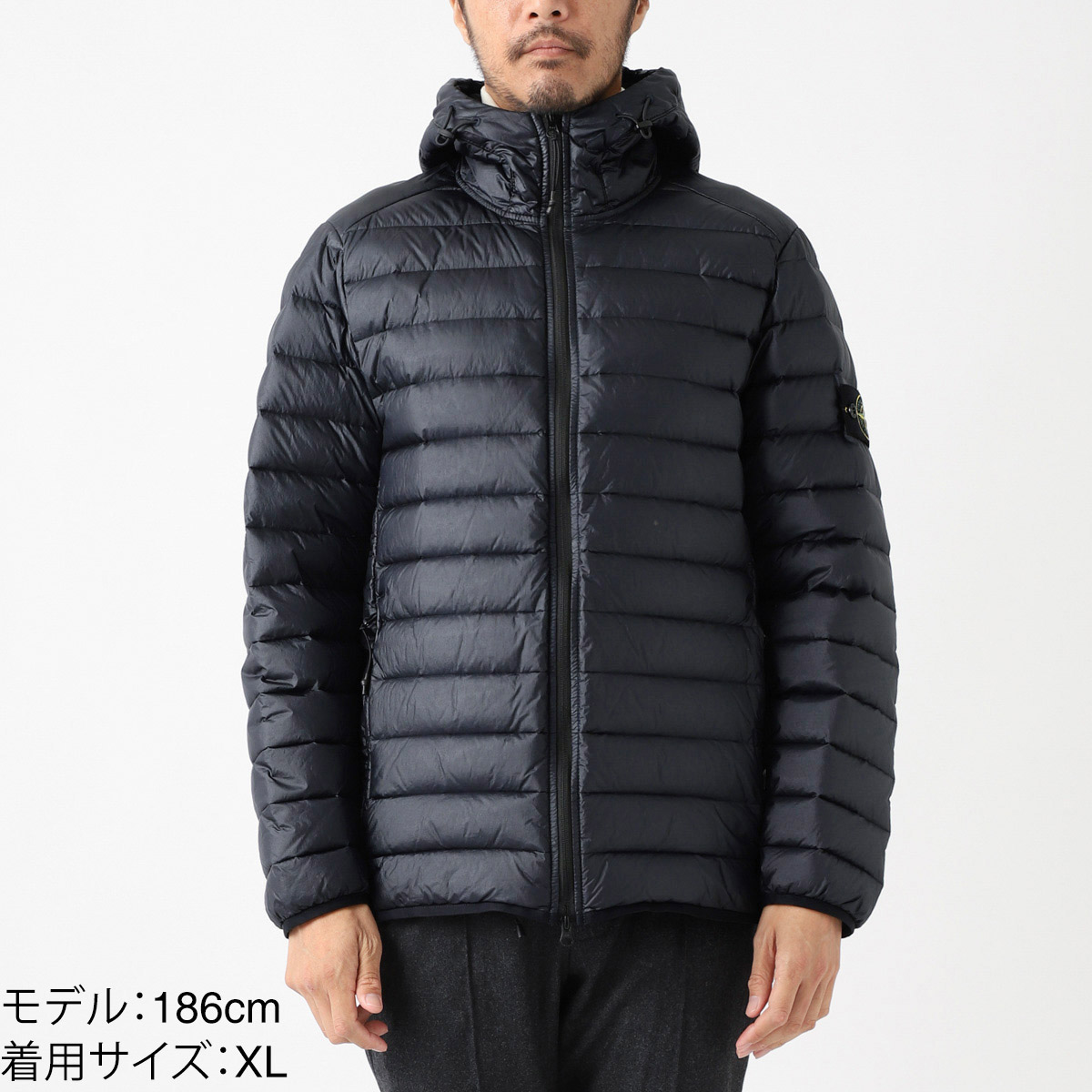 ストーンアイランド　ダウンジャケット STONE ISLAND ストーンアイランド ワッペン付き ダウン