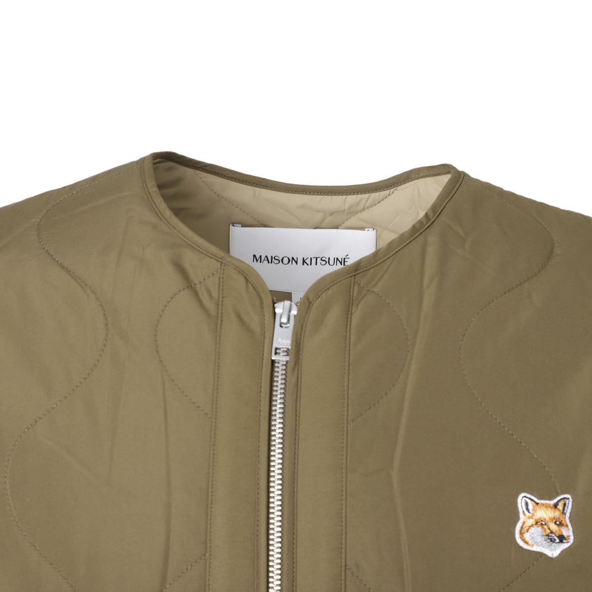 MAISON KITSUNÉ メゾンキツネ ノーカラージャケット MAISON KITSUNÉ メゾンキツネ ノーカラージャケット