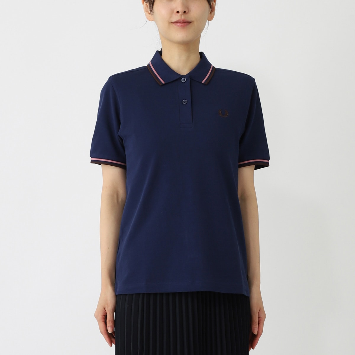 【ネコポス対応(1点まで)】FRED PERRY フレッドペリー ポロシャツ/TWIN TIPPED FRED PERRY SHIRT レディース