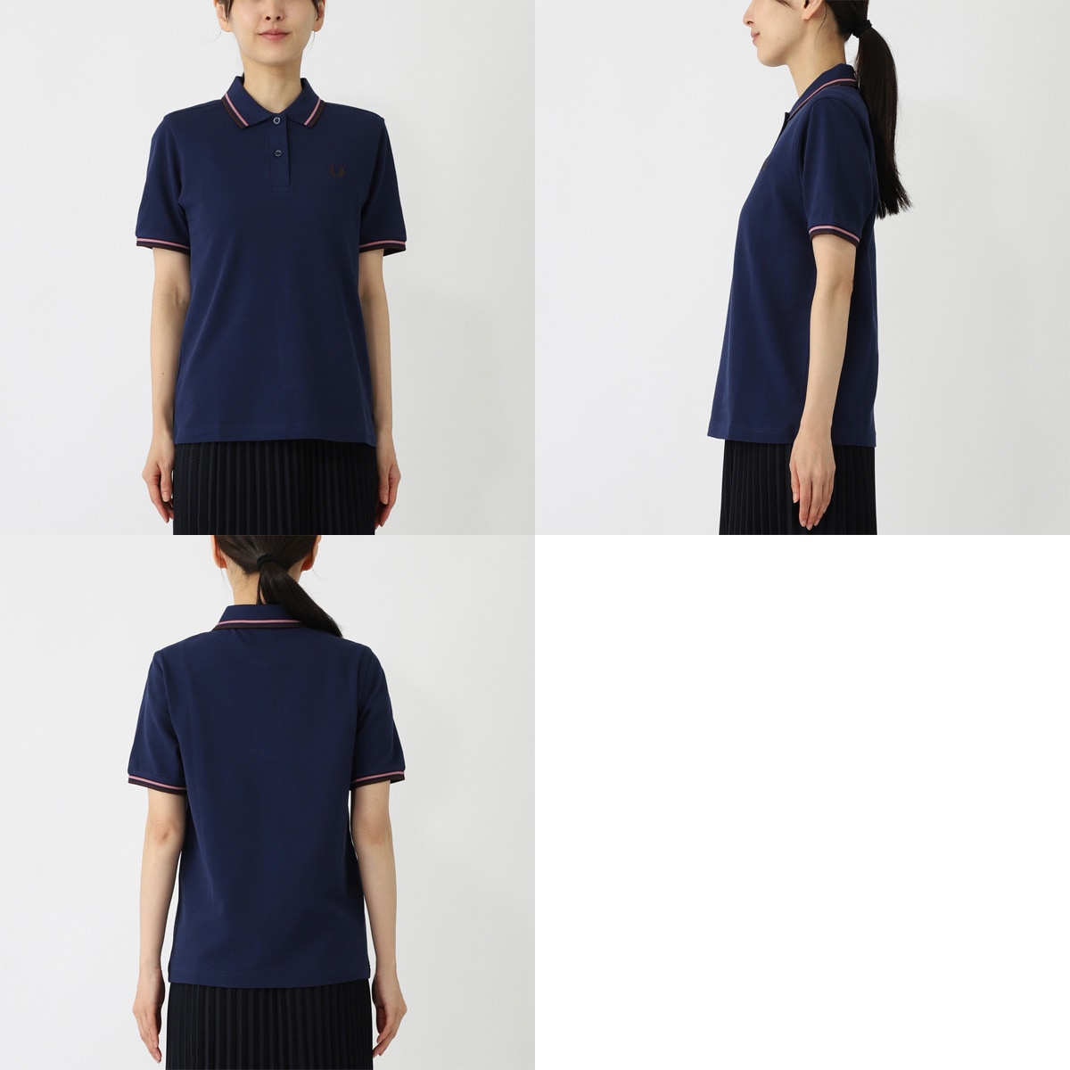 『ネコポス対応(1点まで)』FRED PERRY フレッドペリー ポロシャツ/TWIN TIPPED FRED PERRY SHIRT レディース