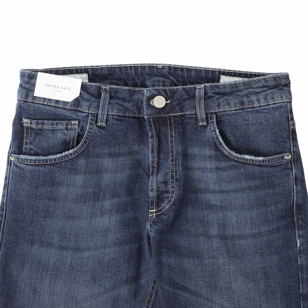 entre amis アントレアミ ボタンフライジーンズ/5 TK DENIM CORTO【大きいサイズあり】 メンズ