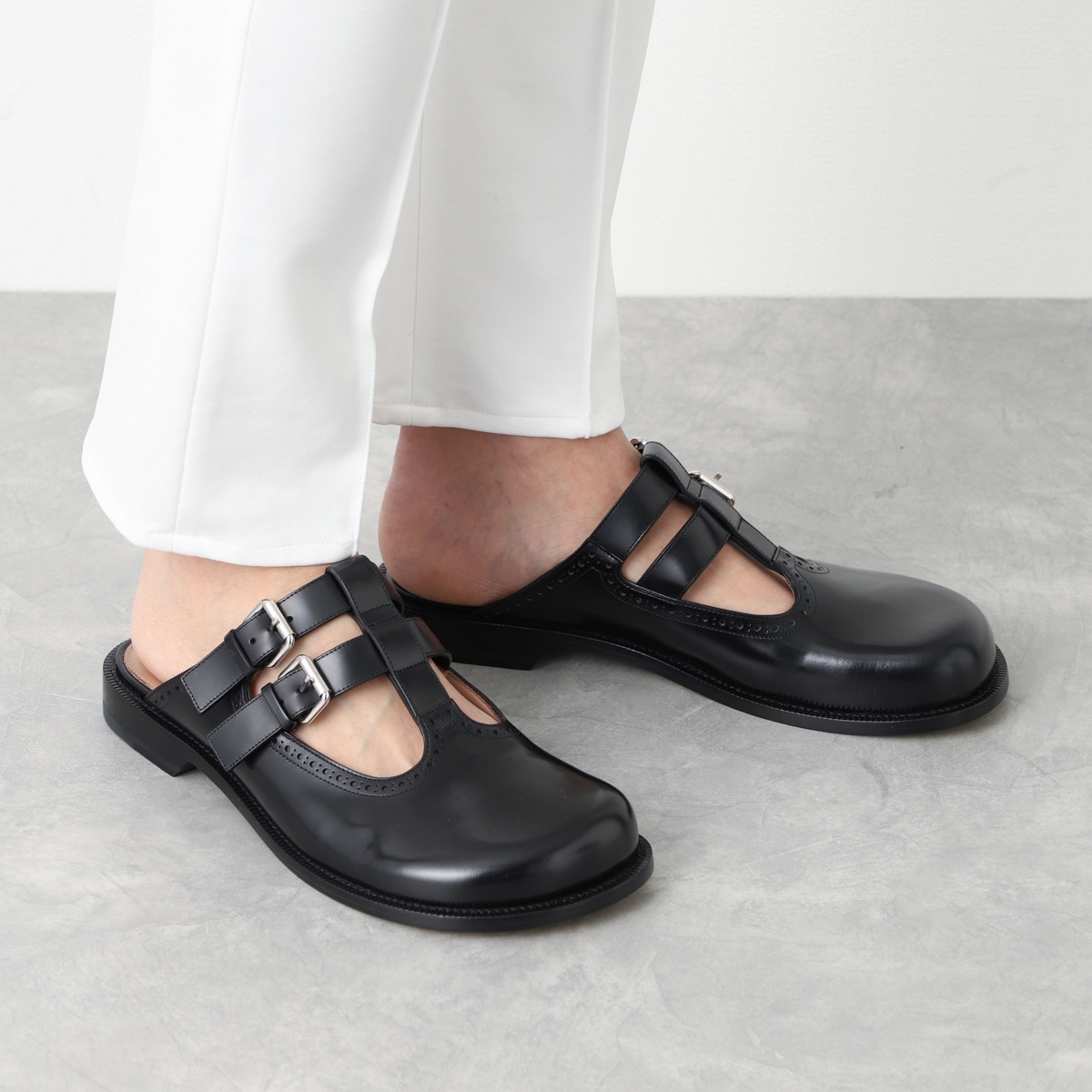【SALE価格*送料無料】 LOEWE ロエベ カンポ Mary Janeミュール アウトレット】LOEWE ロエベ ミュール/LOEWE CAMPO MARY JANE