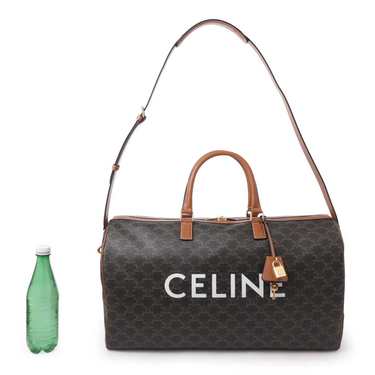 国内直営**CELINE** ラージ ヴォヤージュバッグ CELINEロゴ入り CELINE セリーヌ ボストンバッグ 2WAY/LARGE VOYAGE BAG