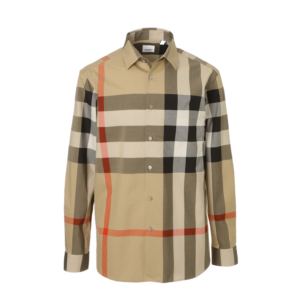 【アウトレット】BURBERRY バーバリー 長袖レギュラーカラーシャツ/CHECK COTTON SHIRT メンズ